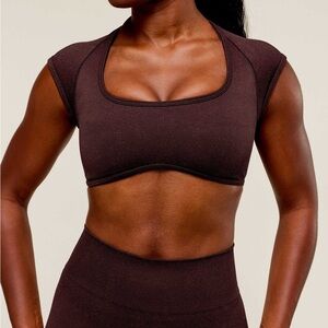 Gymshark Dark Brown Sports Bra